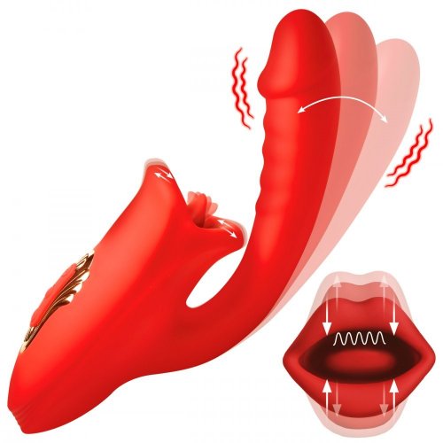 kissing sex toy Mouth Kissing Tongue Toy Clitoral & G-spot Vibrator main image 0