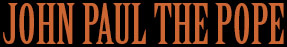 John Paul the Pope Store Logo