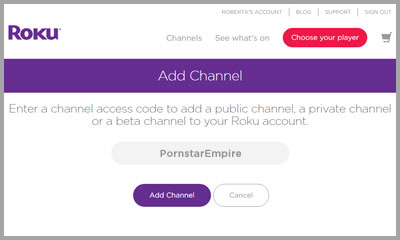 Roku website. 