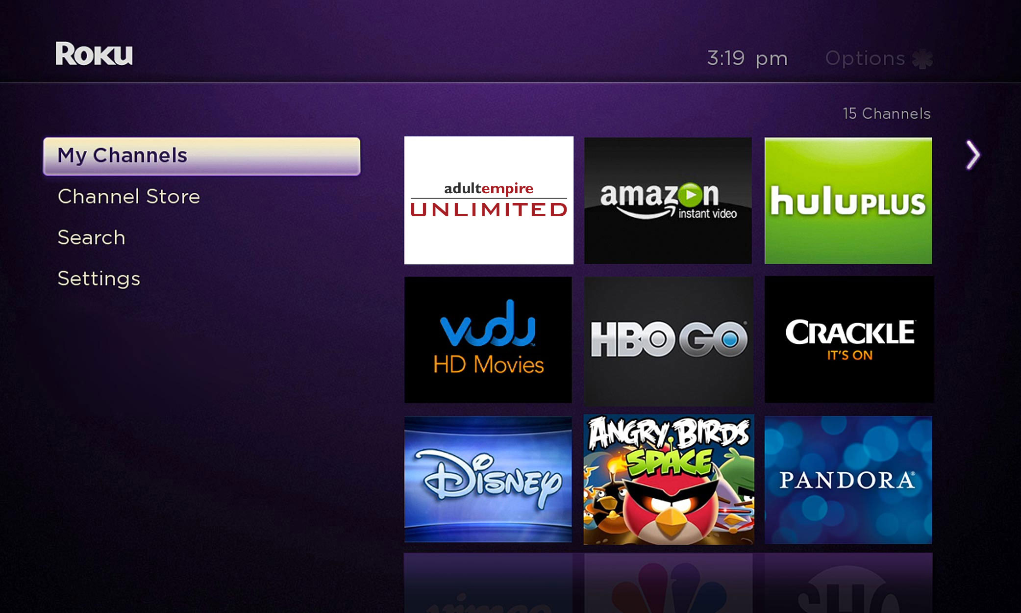 1. Roku website. to add Adult Empire Unlimited to your Roku channel lineup....